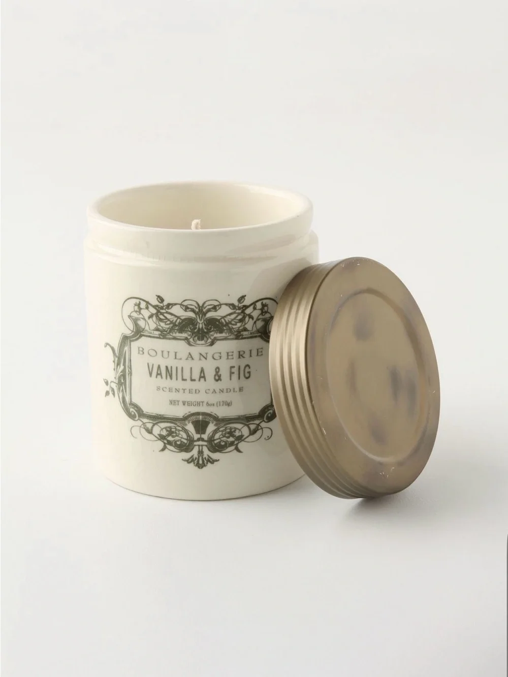 Anthropologie Boulangerie Vanilla & Fig Jar Candle